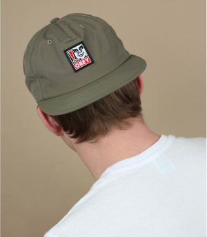 khaki Obey snapback Exclamation Snapback khaki